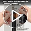 Haidms 3 Pack Self Closing Door Hinges 4 Inch Black