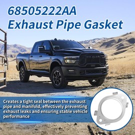 Upgraded 68505222AA Exhaust Pipe Gasket for Dodge RAM 1500 3.6L & 5.7L 2019 2020 2021 2022, Exhaust Flange Gasket for Ram