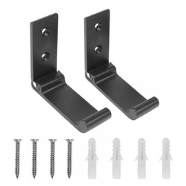 DONGKER 2PCS Gun Rack Wall Mount,Gun Hooks Folding Shotgun Hooks Hangers for Indoor Gun Sword Airsoft Bow Hanging Storing