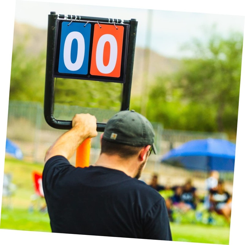 Kisangel 2- Score Flipper for Basketball Sports Outdoor Match Scoreboard