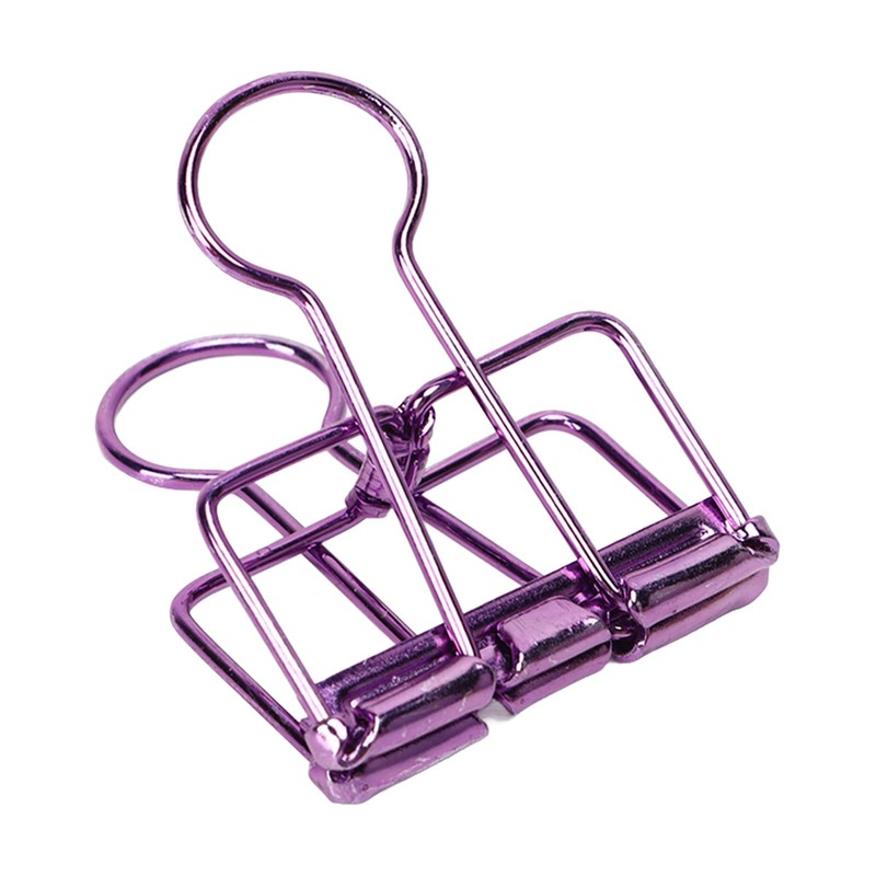 90 Pcs Binder Clips 32mm Hollow Strong Clamping Force Metal