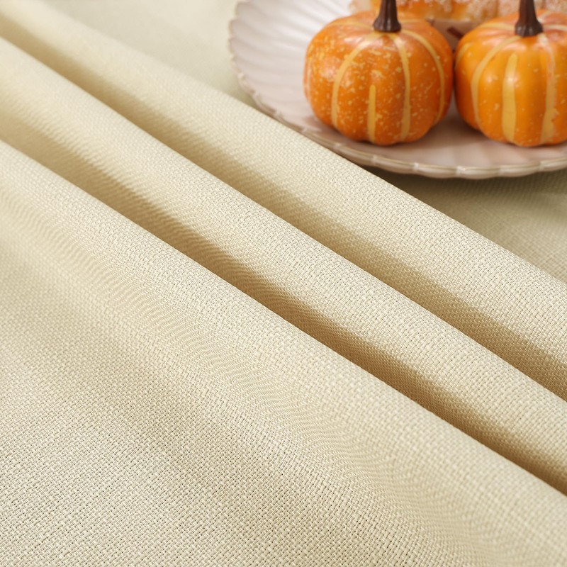 smiry Linen Table Cloth Rectangle 140x200 cm Wipe Clean Tablecloth