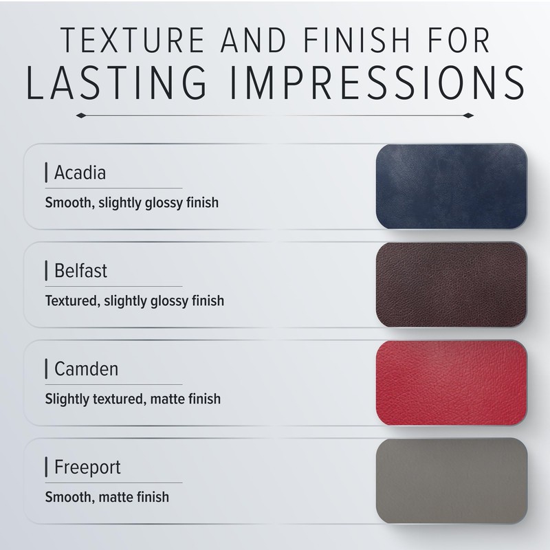 Gallery Leather Presentation Binder 3/4" With Hubbed Spine Freeport Black