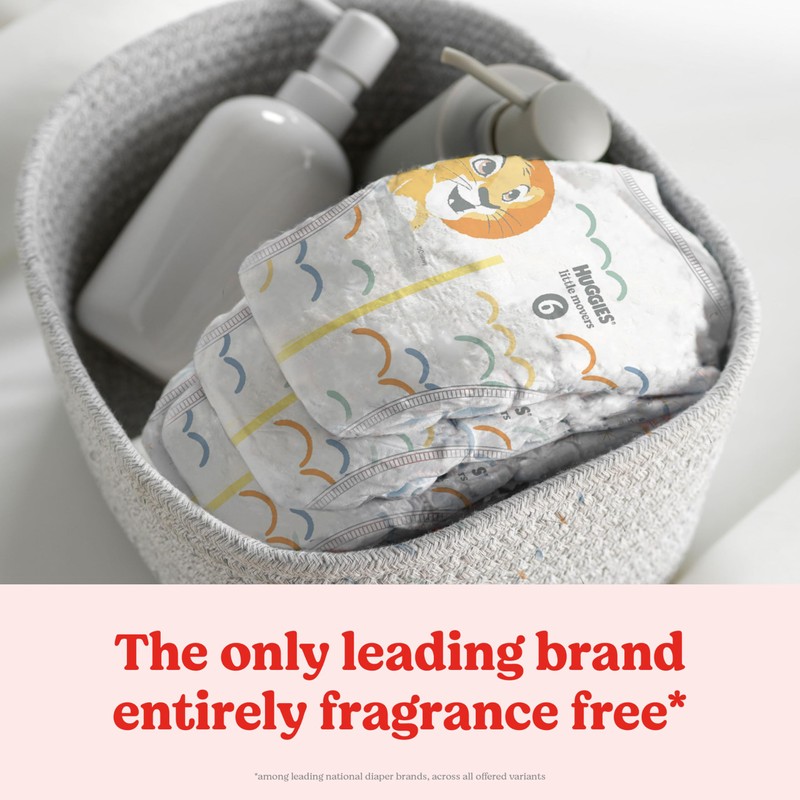 Huggies Size 5 Diapers, Little Movers Baby Diapers, Size 5