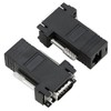 VIMVIP VGA RGB 15pin Male Extender To Lan Cat5 Cat5e