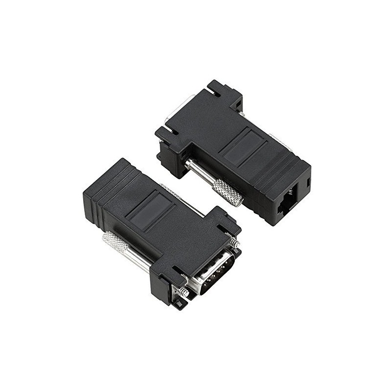 VIMVIP VGA RGB 15pin Male Extender To Lan Cat5 Cat5e