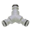 Gardena Y-Coupling 3-Way in Grey Packed Up