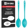 DI ORO Silicone Spoons for Cooking - Large Kitchen Spoons