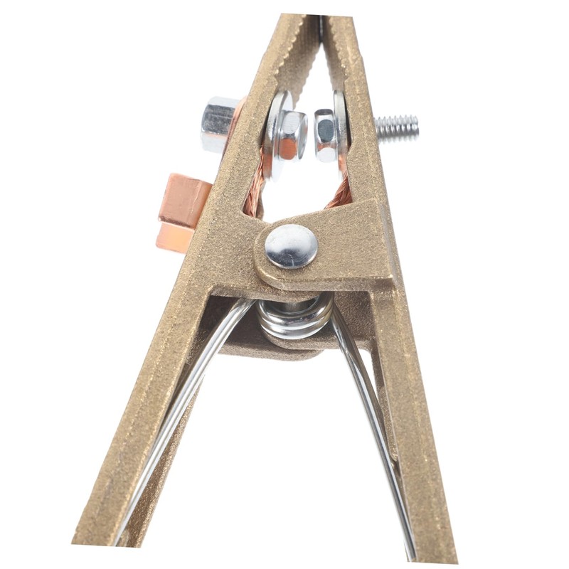 Operitacx Welding Ground Clamp Heavy Duty Copper Electric Grounding Clamp