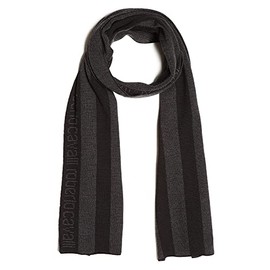 ROBERTO CAVALLI black Wool Scarf for mens