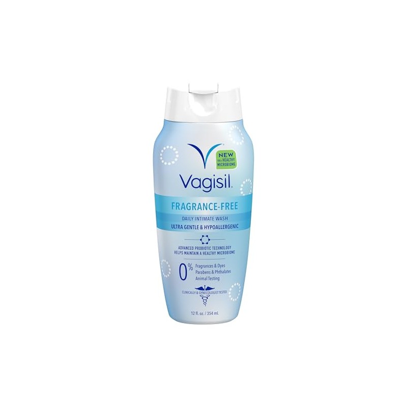 Vagisil Intimate Wash Unscented eComm Singles 12 onzas