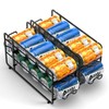 Canyave Soda Can Organizer Storage Rack, 2 Pack Stackable Beverage