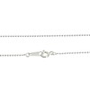 Sears 925 Ball Chain Necklace, Silver, Silver, No Gemstone
