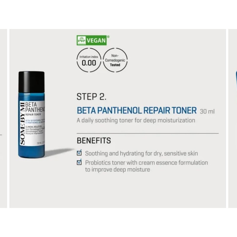 SOME BY MI Beta Panthenol Repair Starter Kit, Korean Skincare