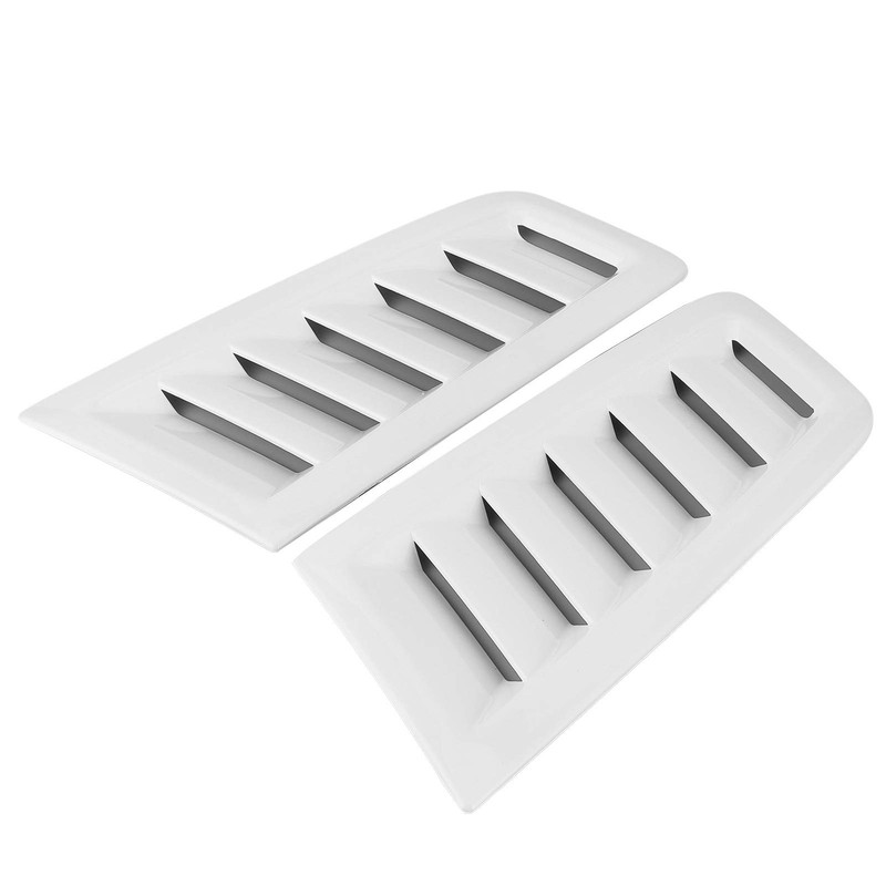 2pcs Motorhaubenablüftung, Universal Car Air Einlasshaubehaube Motorhaube Lüftungslüftung ABS Plastik