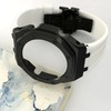 Ga2100 Watch Strap Case Mod Kit Parts,Black Smooth Metal Case
