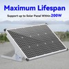 Voltset Solar Panel Mount Stand: 13.8in Immortal Steel Adjustable Angle