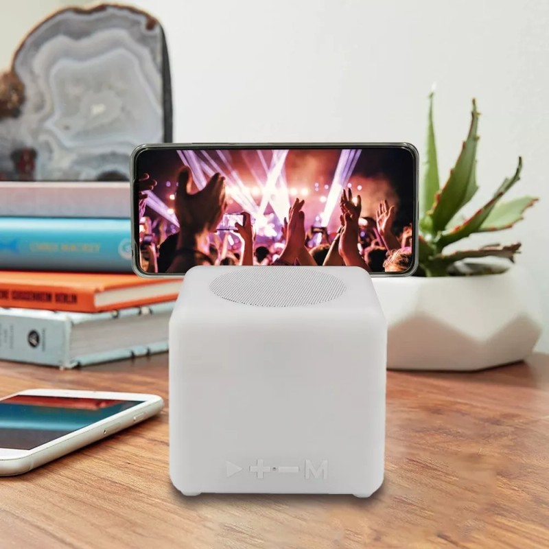 Maíz Bocina Radio Fm Recargable Usb Bluetooth Luces Led Portatil