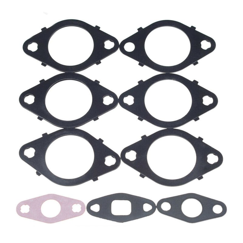 Hconcet New Exhaust Manifold Gaskets with Bolts Compatible with Cummins