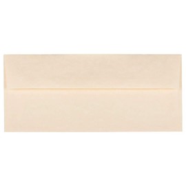 JAM PAPER #10 Business Parchment Envelopes - 4 1/8 x 9 1/2 - Natural Recycled - 25/Pack