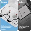 Outdoor Socket Waterproof IP66 - Socket Surface-Mounted 2-Way with Switch