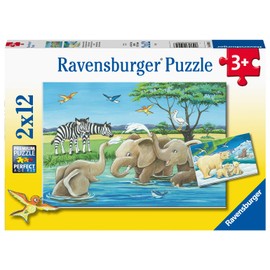 Ravensburger Jigsaw Puzzle 05095 6 Baby Animals (2 x 12 Pieces)