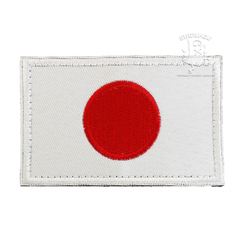 SHENKEL Japan Flag 日no丸 Patch Patch with Velcro 80x50 mm