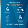 Vaseline Men Healing Moisture Body Lotion, Fast Absorbing, 20.3 oz