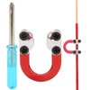 Keenso Archery D Loop Metal Ring, Shooting Metal D Ring