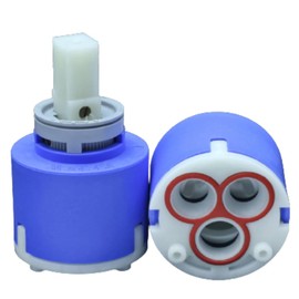 Schläfer | 480045-40mm Mixer Tap Cartridge Ceramic Replacement Cartridge Low Single Lever NKJ-40A "Kerox" Mixer Tap Right Opening Kitchen Bidet Bathtub