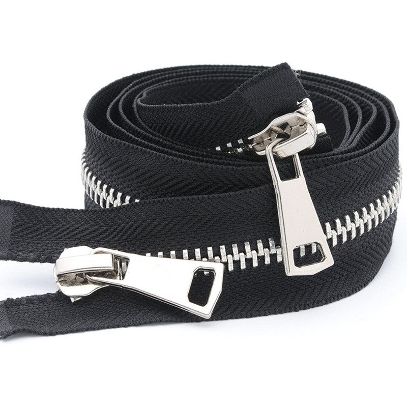YaHoGa #5 20 Inch Two Way Separating Jacket Zipper Silver