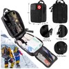 Emergency Survival Kit First Aid Kit, 121Pcs Tactical Gear Camping