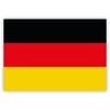 HouseholdBasics 10 x Germany Flag Stickers 7.4 x 5.2 cm