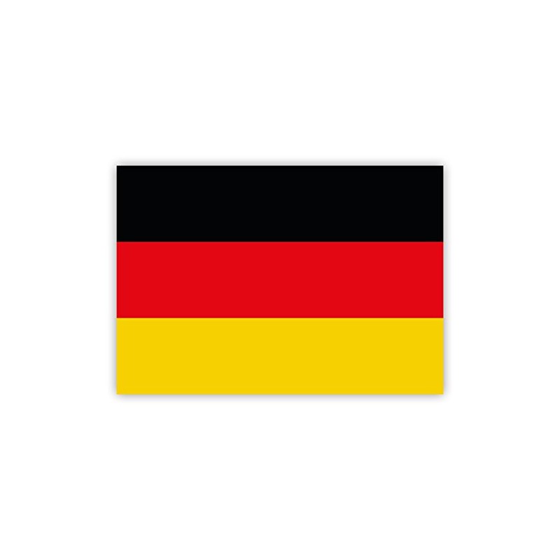 HouseholdBasics 10 x Germany Flag Stickers 7.4 x 5.2 cm