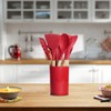 Kitchen Utensils set 12pcs Cookware gadgets with holder Silicone Wood