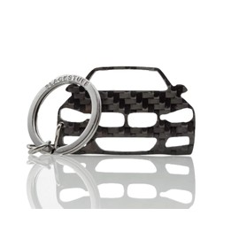 BlackStuff Carbon Fibre Keyring Compatible with 3 Series F30 F31 F34 2011-2019 BS-879, Black