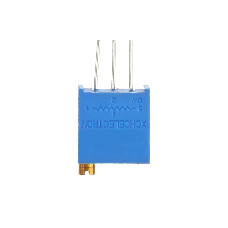 50pcs 3296W 100/200/500/1k/2k/5k/10k/20k/100k/500k Ohm Adjustable Trimmer Resistor