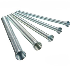 5pcs Steel Spring Tube Bender, Copper Tubes Aluminum Tubes Electrical Wire Bending Pipe Tool
