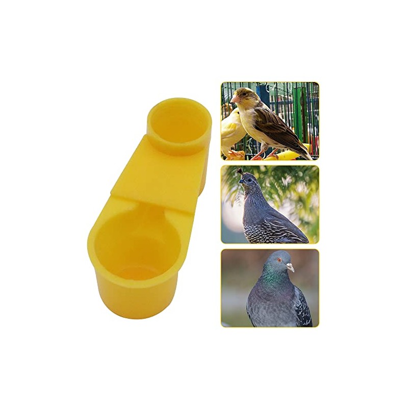 12 alimentadores automáticos de plástico para bebidas de pájaros, para