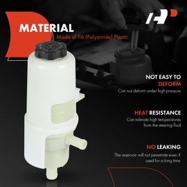 A-Premium Power Steering Reservoir Tank with Cap Compatible with Ram 2500/3500 2019-2021, 4500/5500 2019-2020, 6.4L 6.7L