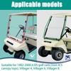 Drive-up Golf Cart Windshield Retaining Clips Kit for Club Car