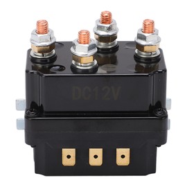 Winch Relay 250A Integrated Waterproof ABS Brass Electric Winch Relay for Off Road Vehicle 12V