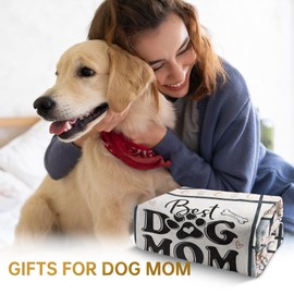 SteadStyle Dog Mom Gifts for Women – Best Ever Blanket for Pet Lovers, Funny Canine-Inspired Throw for Women, Cozy Present for Dog Owners on Birthday, Christmas, or Mother’s Day – 60" x 50"