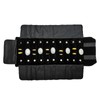 SCIKHEFT Portable Ring Travel Bag Jewelry Travel Roll Bag Small