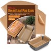 Webake Unbleached Parchment Paper Loaf Pan Liners for Baking Bread