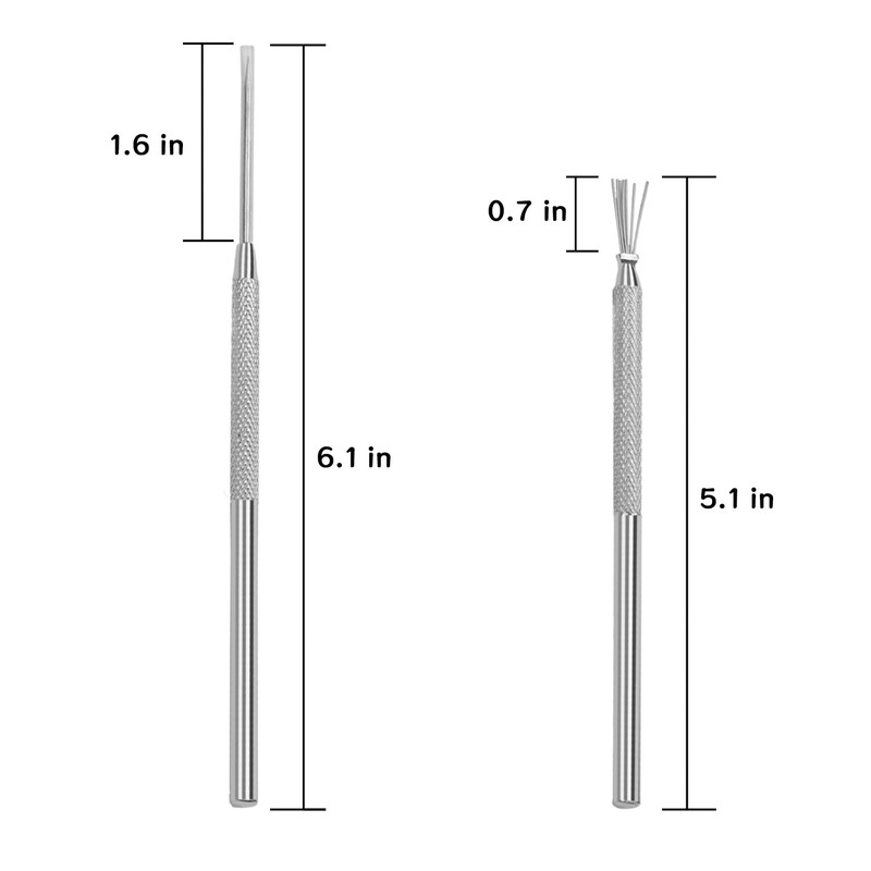 2pcs Clay Needle Tools, Feather Wire Texture Tool for Clay