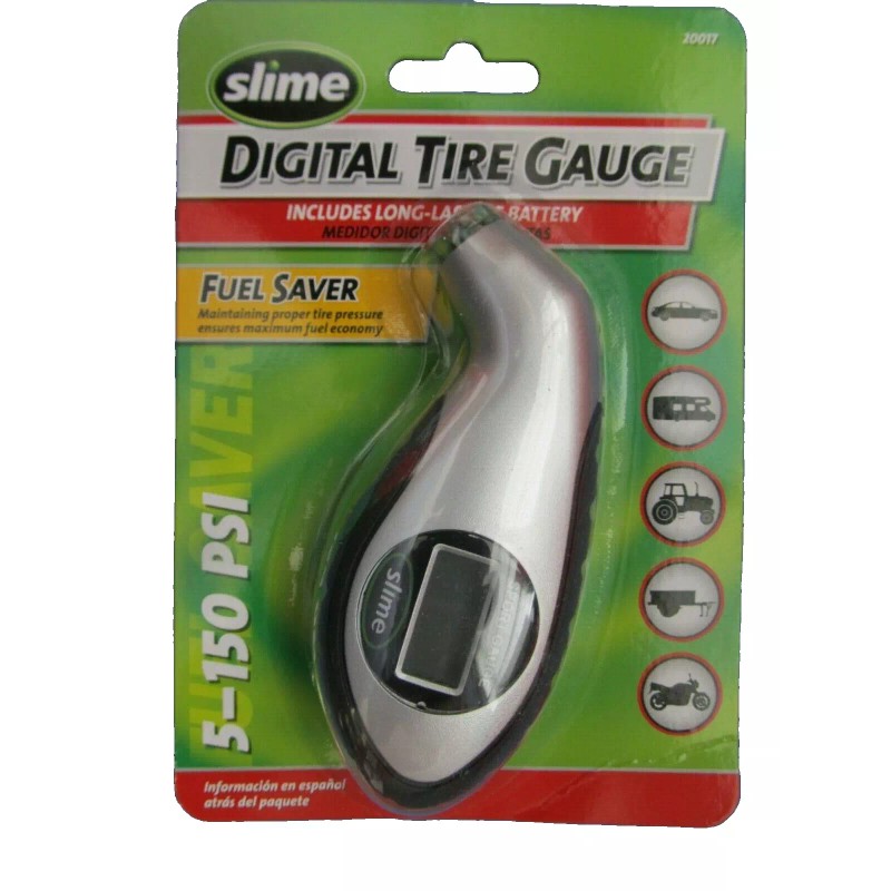 Slime Digital Sport Tire Gauge, 5-150 PSI #20017 NEW