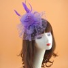 JKQBUX Women's Fascinator Feather Flower Hir clip & Corsage Dual-use