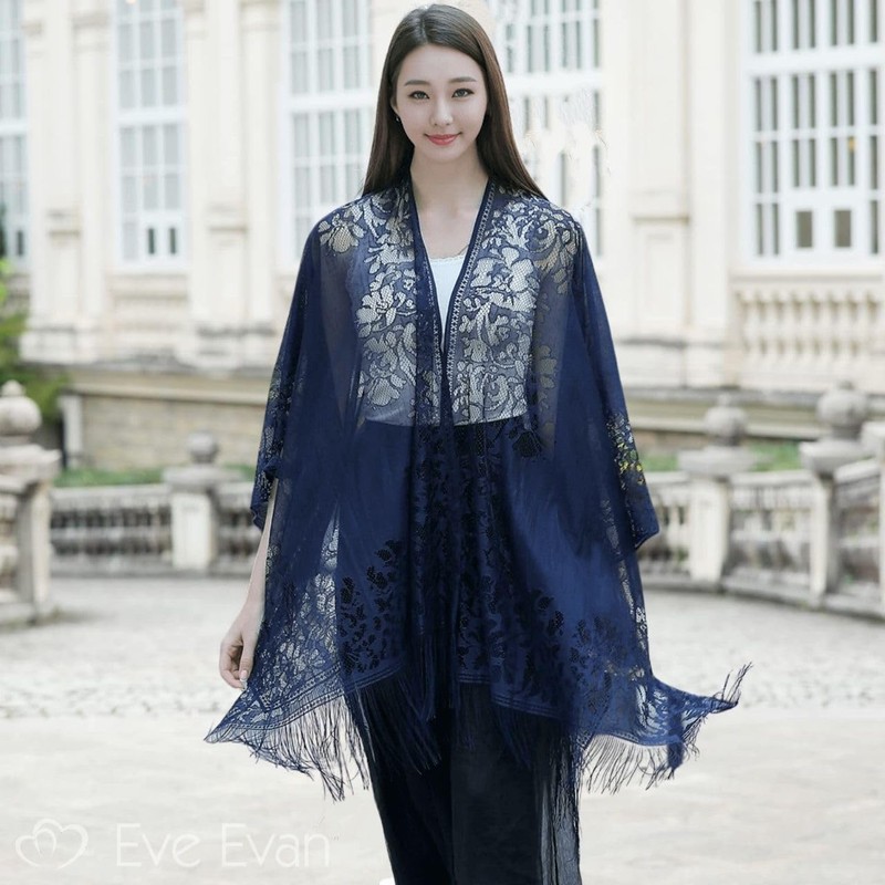 Evan EE01 Women's Stole, Lace, Formal, Weddings, After-parties, Congratulations, Condolences,