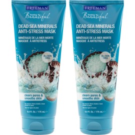 Freeman Feeling Beautiful Dead Sea Minerals Clay Mask, 6-Ounce, 2 Count